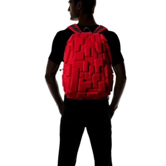 MadPax BLOK Red Large 18” 3D Molded Laptop Backpack main image 7